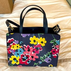 Kate Spade floral Navy bag - Excellent condition. Carried once or twice